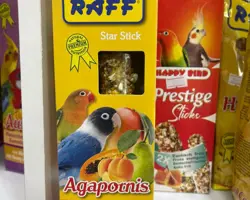  استیک تشویقی میوه ای طوطی برزیلی راف (Raff Star-Stick Agapornis)