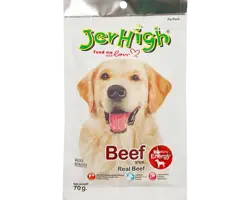 تشویقی سگ جرهای با طعم گوشت گاو Jerhigh Stick Beef وزن 70 گرم