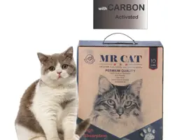 جعبه گرانول Mr.cat کربن دار