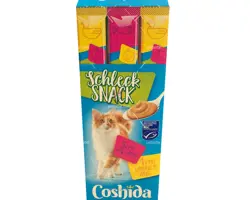 بستنی گربه کوشیدا طعم مرغ و جگر و سالمون نروژی ۱۱۲ گرمی | COSHIDA Cats Schleck-Snack different types