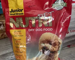 غذا خشک سگ NUTRI با پروتئین ۲۹٪ (نژادهای کوچک) ۲کیلویی