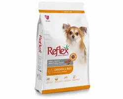 غذای خشک سگ کوچک بالغ رفلکس(Small Breed) Reflex   با طعم مرغ و برنج وزن 15 کیلوگرم