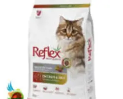 غذای رفلکس مولتی کالر گربه با طعم مرغ Reflex multi color adult cat food with chicken & rice وزن ۲ کیلوگرم